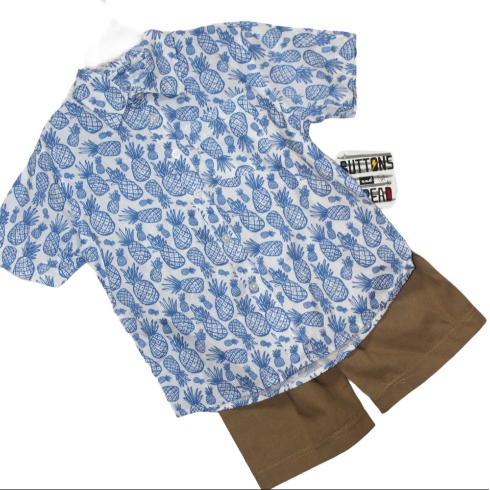 Boys Button & Threads 2 Piece Outfit NWT